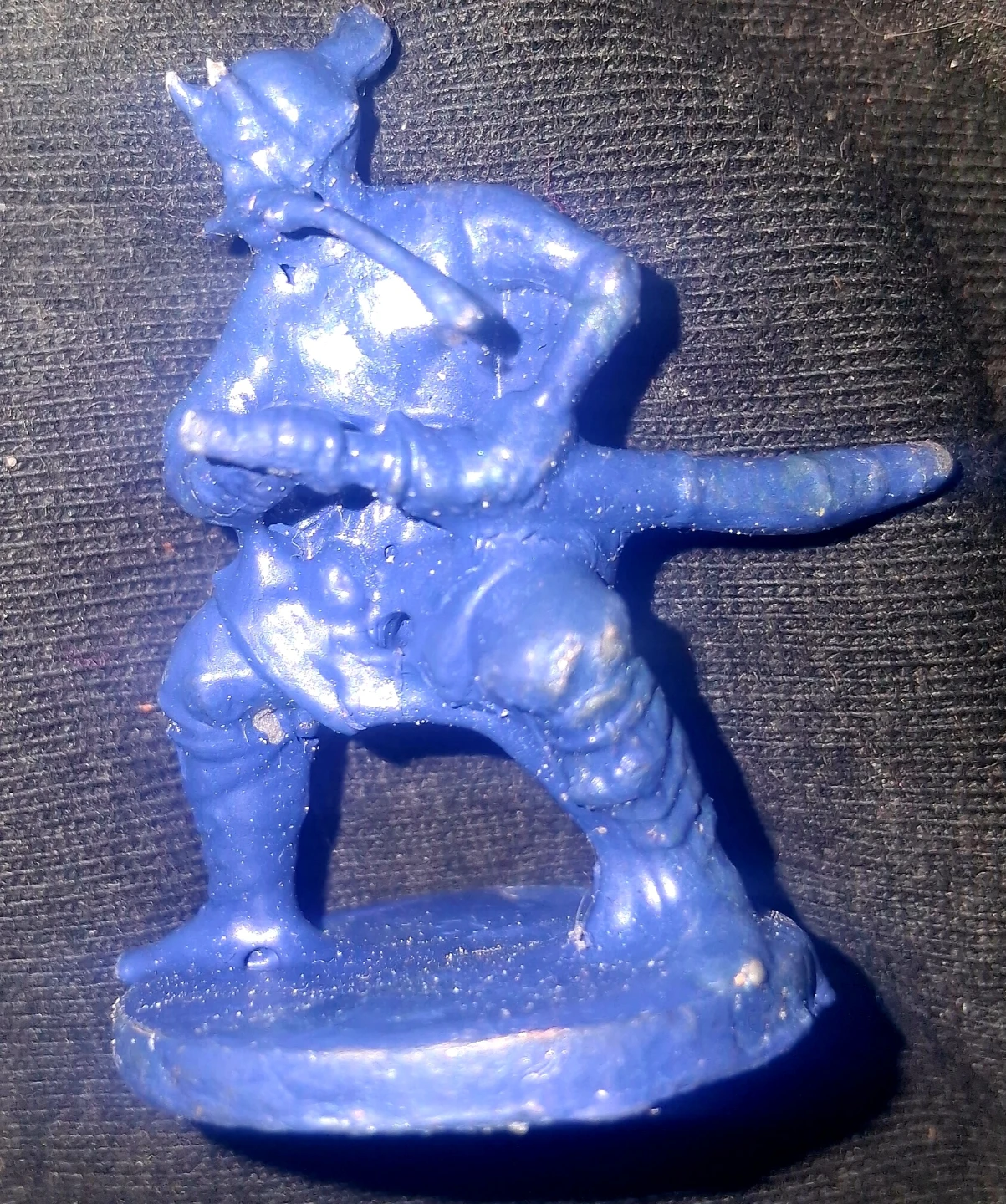 Blue Toy Soldier Figure