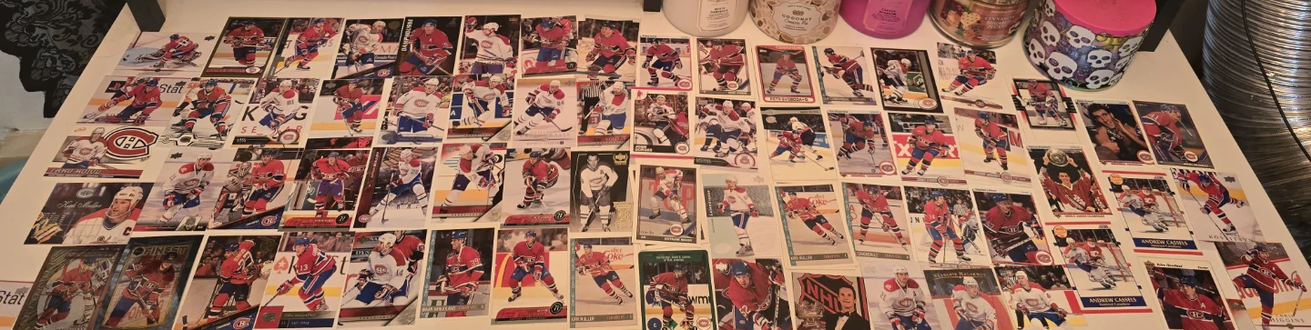 Collection of Montreal Canadiens Hockey Cards