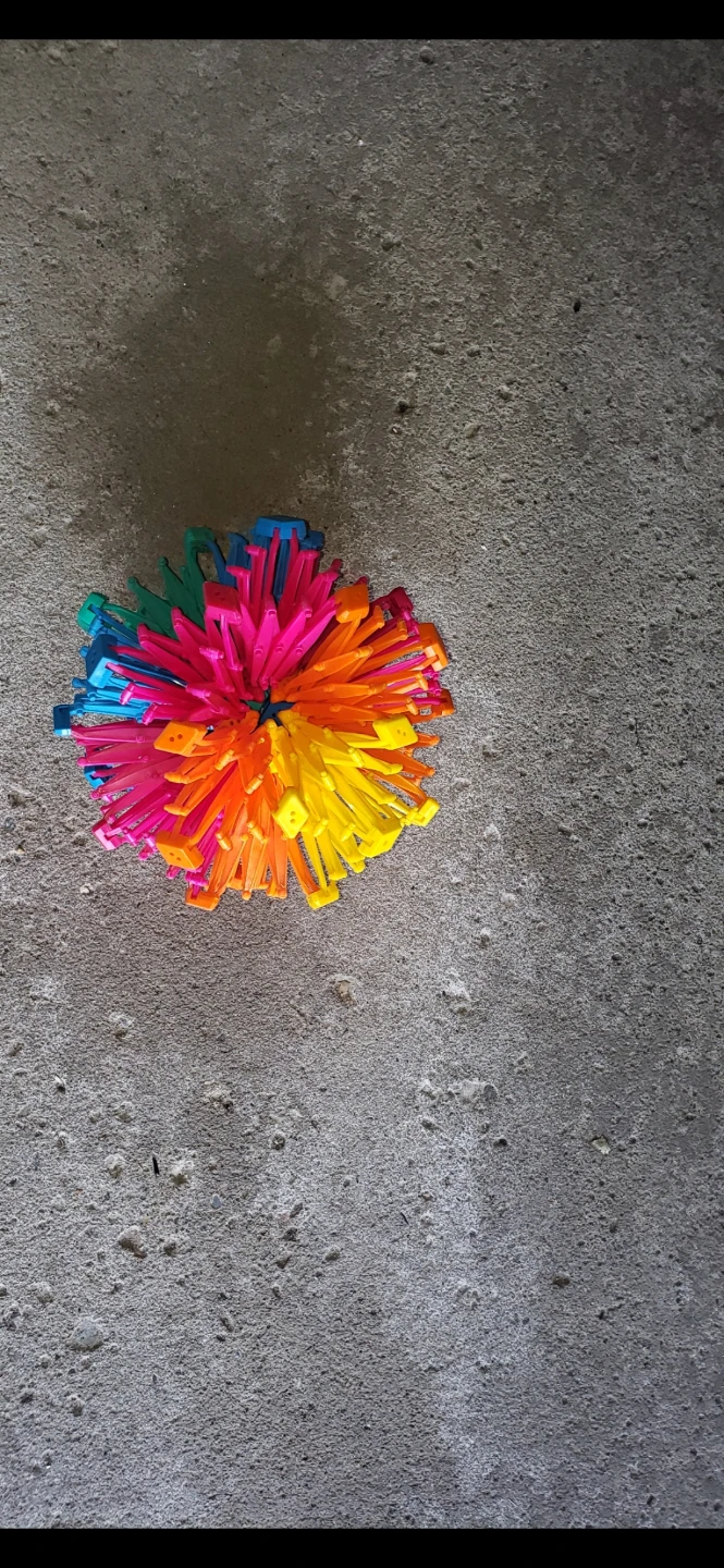 Rainbow Geometric Ball Toy - photo 2