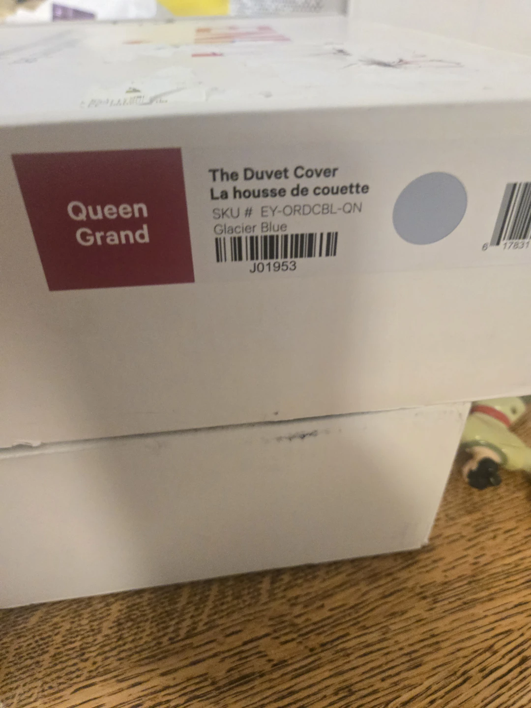 BRAND NEW - ENDY The Duvet Cover Set Queen Glacier Blue - photo 3