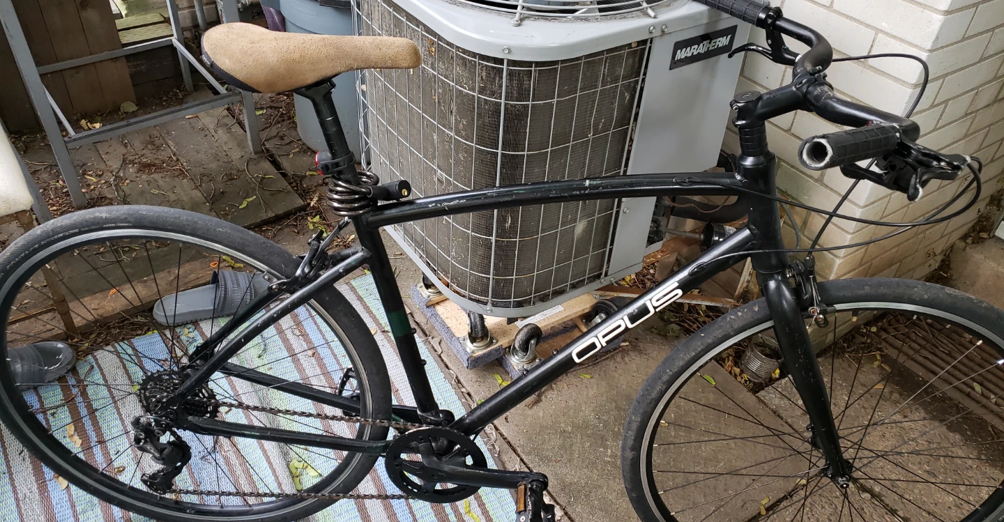 Opus Bike - Black Hybrid Bicycle