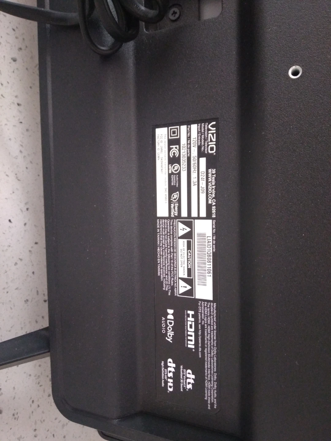 24" Vizio D Series! - photo 4