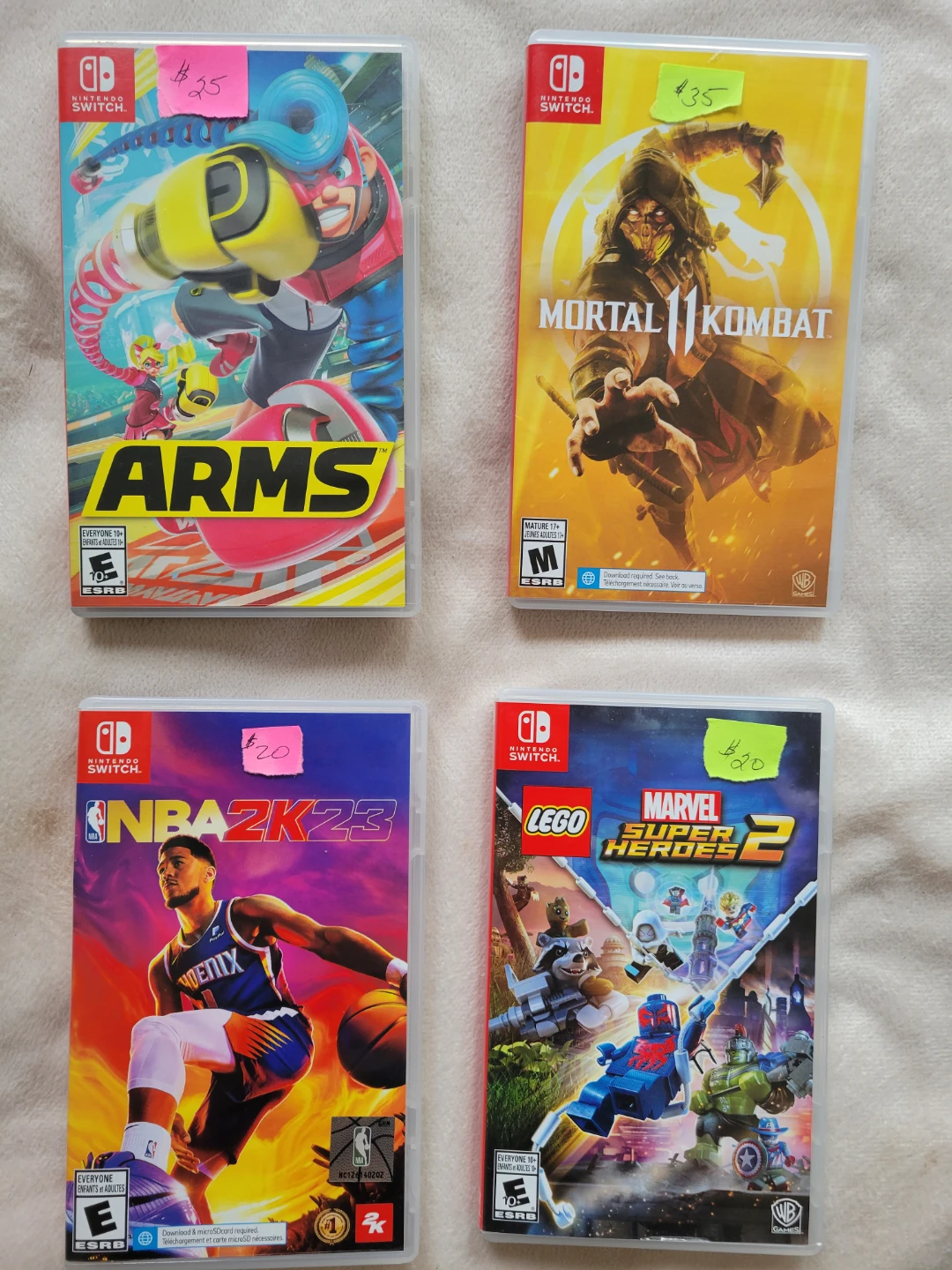 NINTENDO SWITCH GAMES