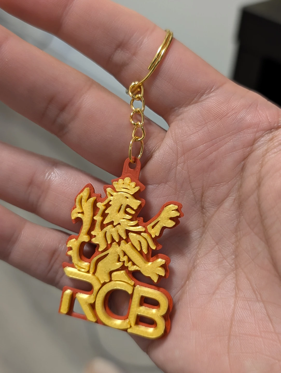 IPL - Royal Challengers Bengaluru | 3D printed Fan-Art keychain - photo 2