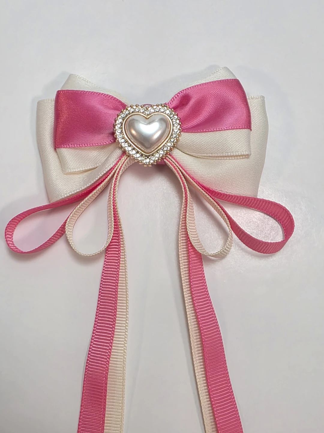 Handmade Hair Bows with Heart Charm (Set of 6) - photo 4