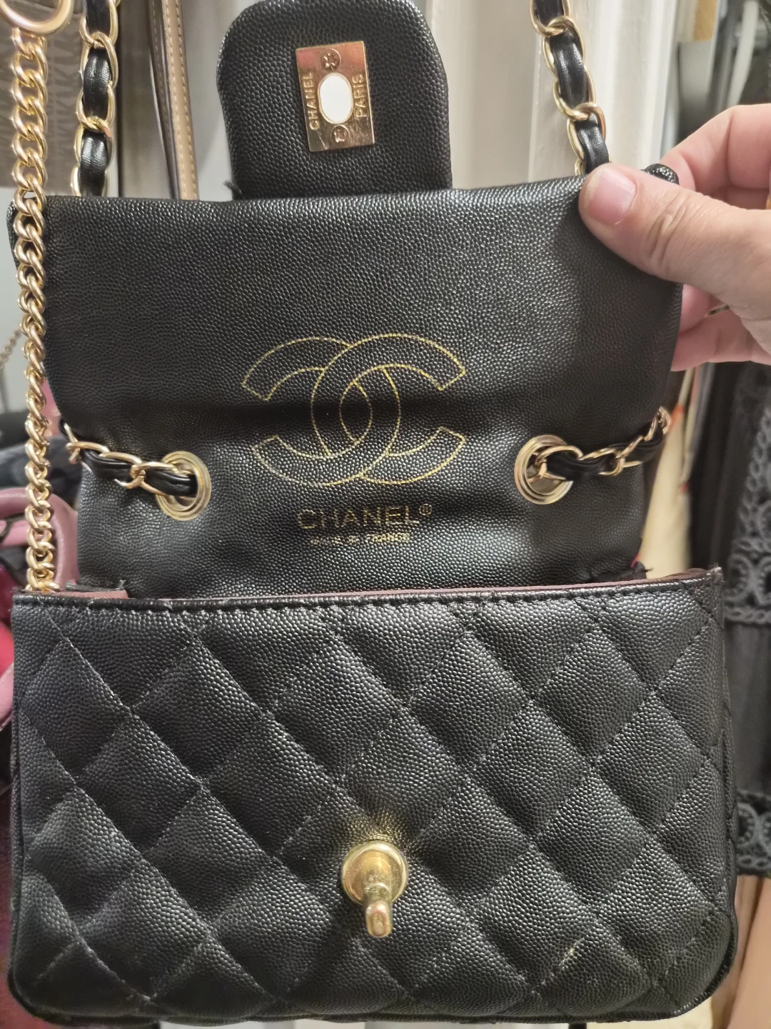 Chanel Black Quilted Flap Bag - photo 2