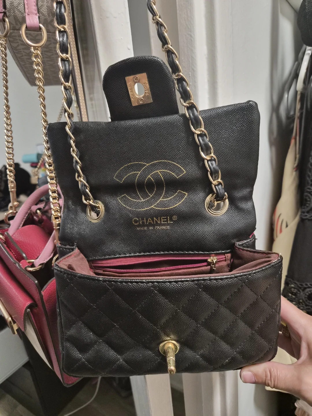 Chanel Black Quilted Flap Bag - photo 3