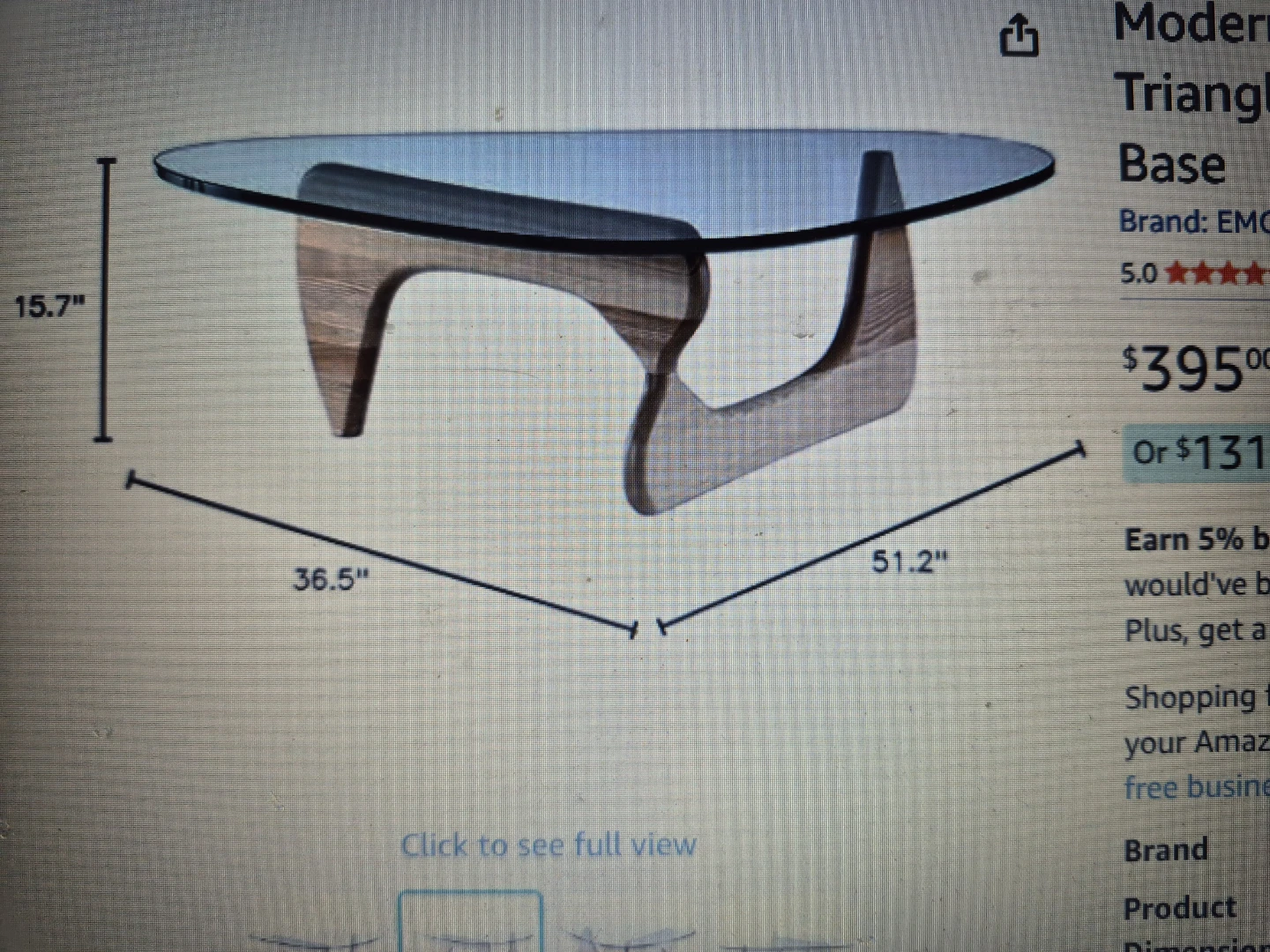 eMod Mid-Century Modern Coffee Table - photo 4
