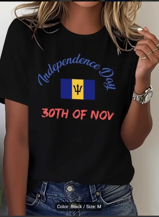 Independence Day T-Shirt - Barbados Flag - photo 5