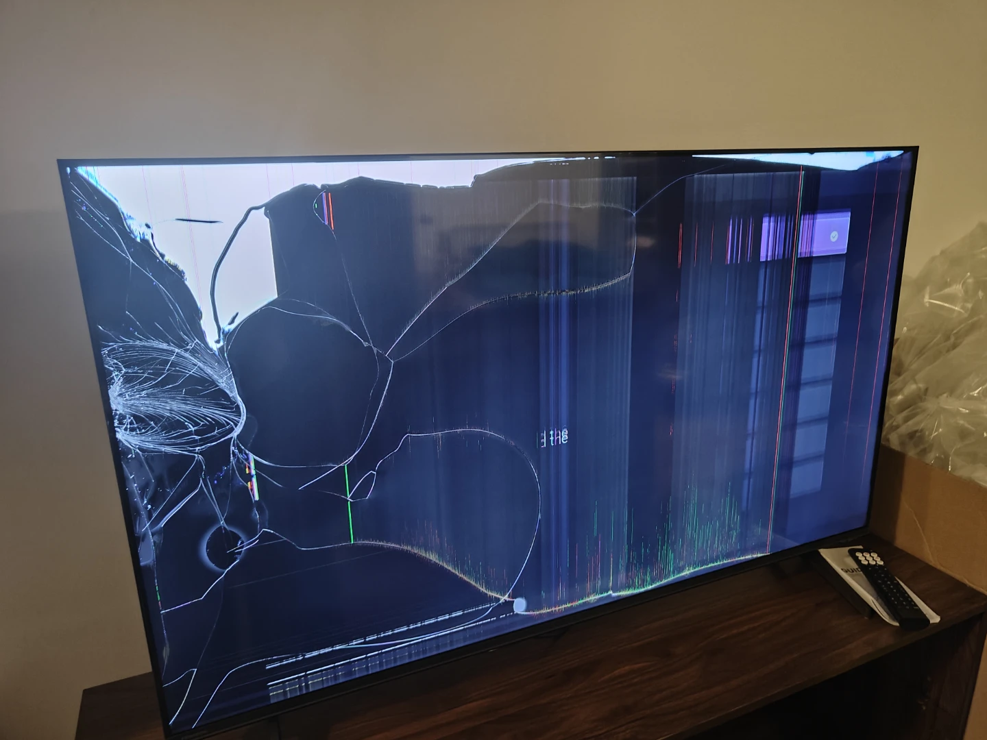 Broken Hisense UHD 4K A6 Series TV