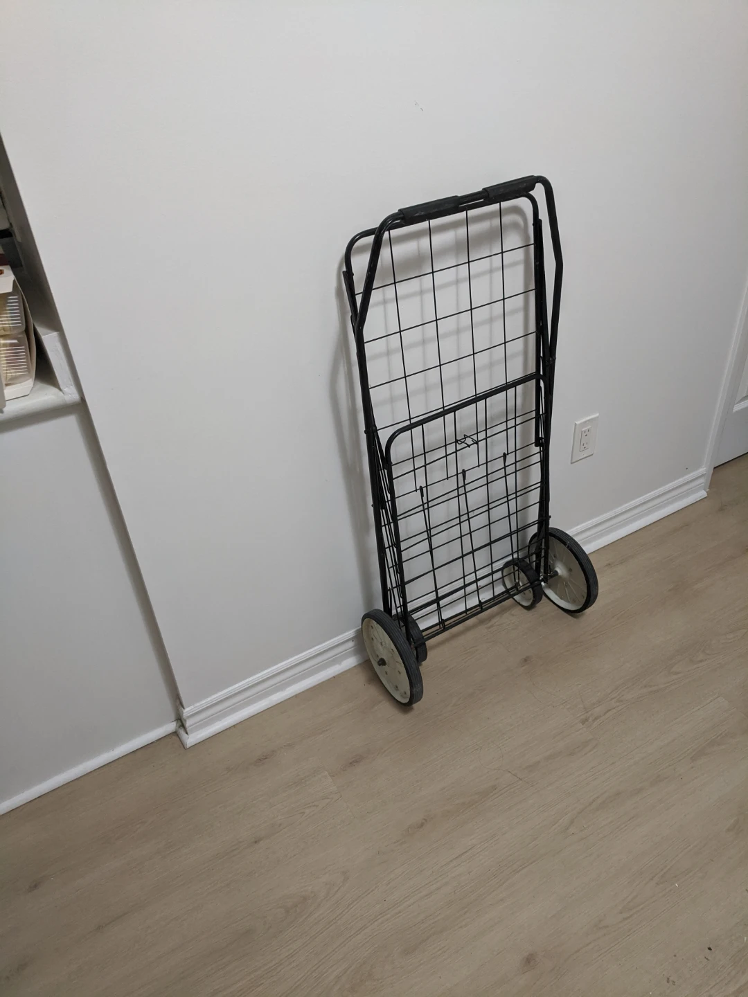 Black Folding Shopping Cart - photo 4