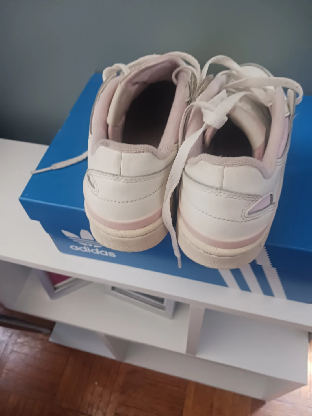 Adidas Forum Low CL W Pink White Sneakers Size 5.5 - photo 3