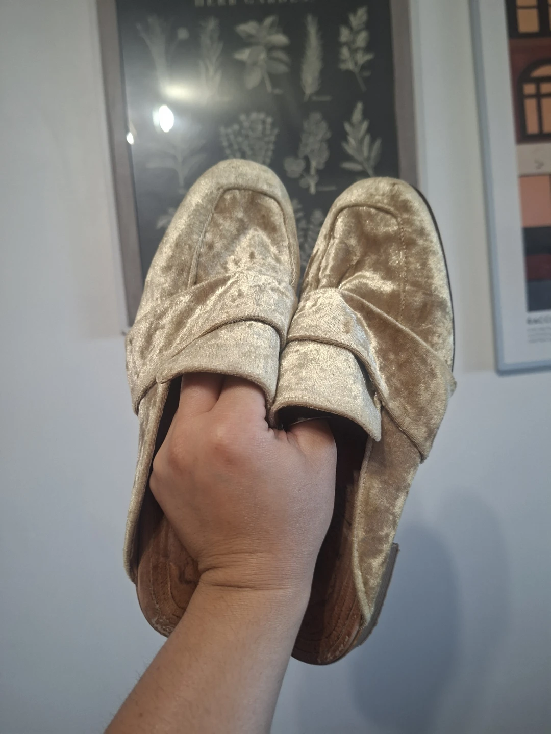 Free People  Mule Velvet Loafers/Flats (Size 38) - photo 3