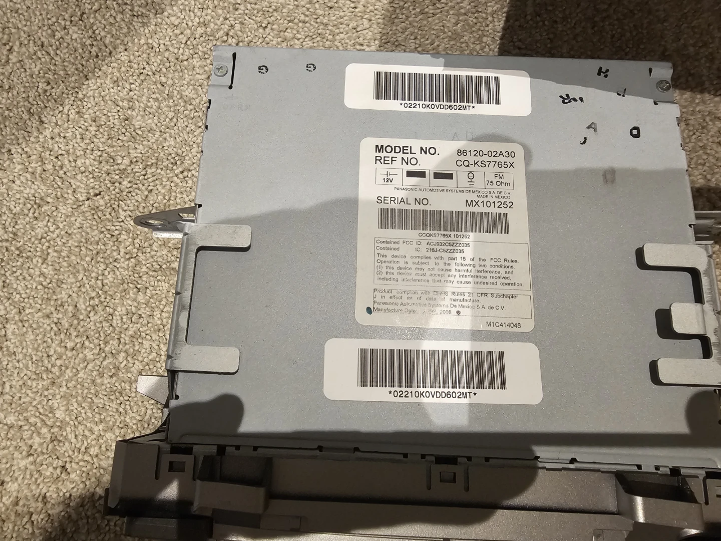 Original JBL Car Stereo 2009 Toyota Matrix XRS - photo 2