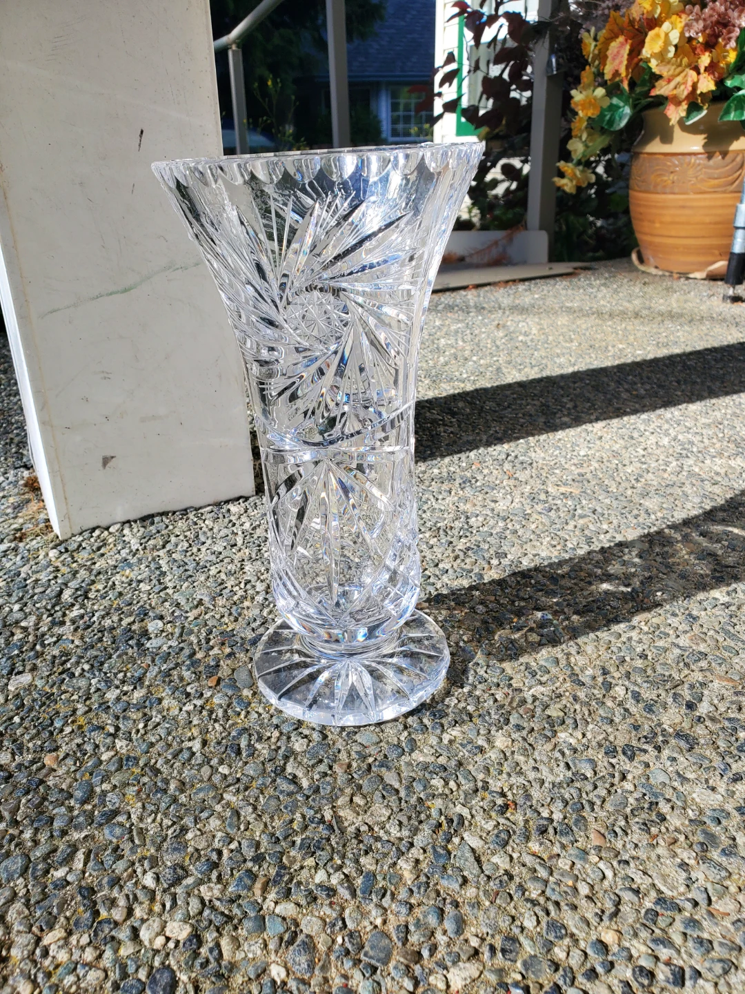 Cut Crystal Glass Vase - photo 2