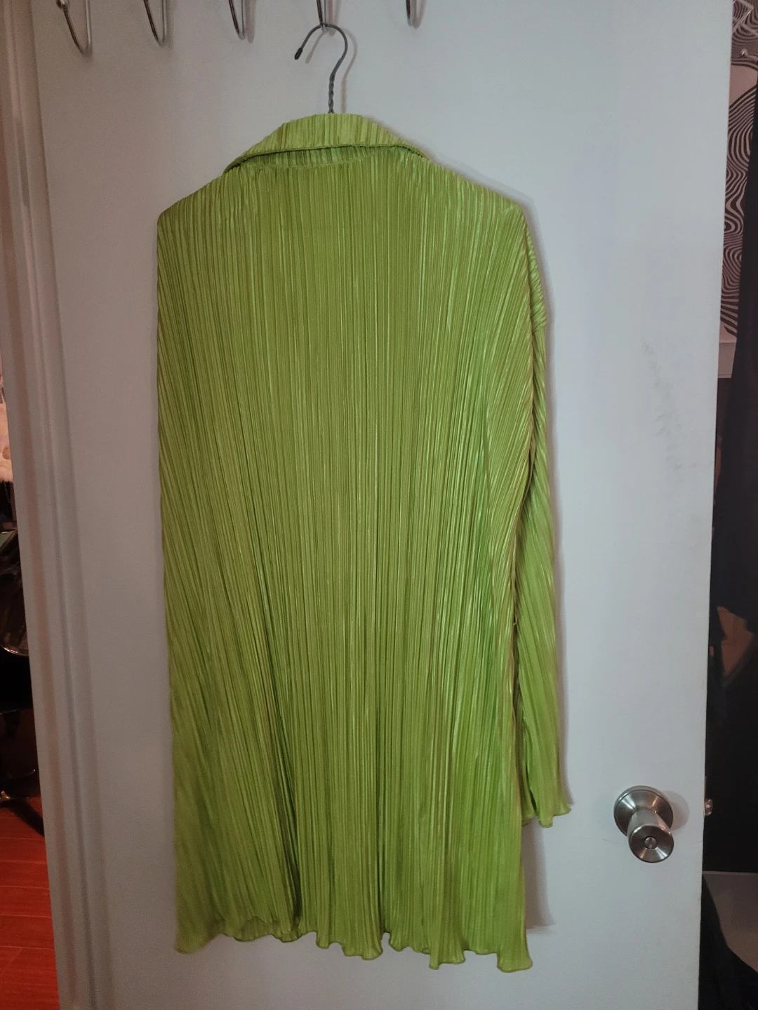 Long Sleeve ribbed Shirt Dress comes with a belt - photo 2
