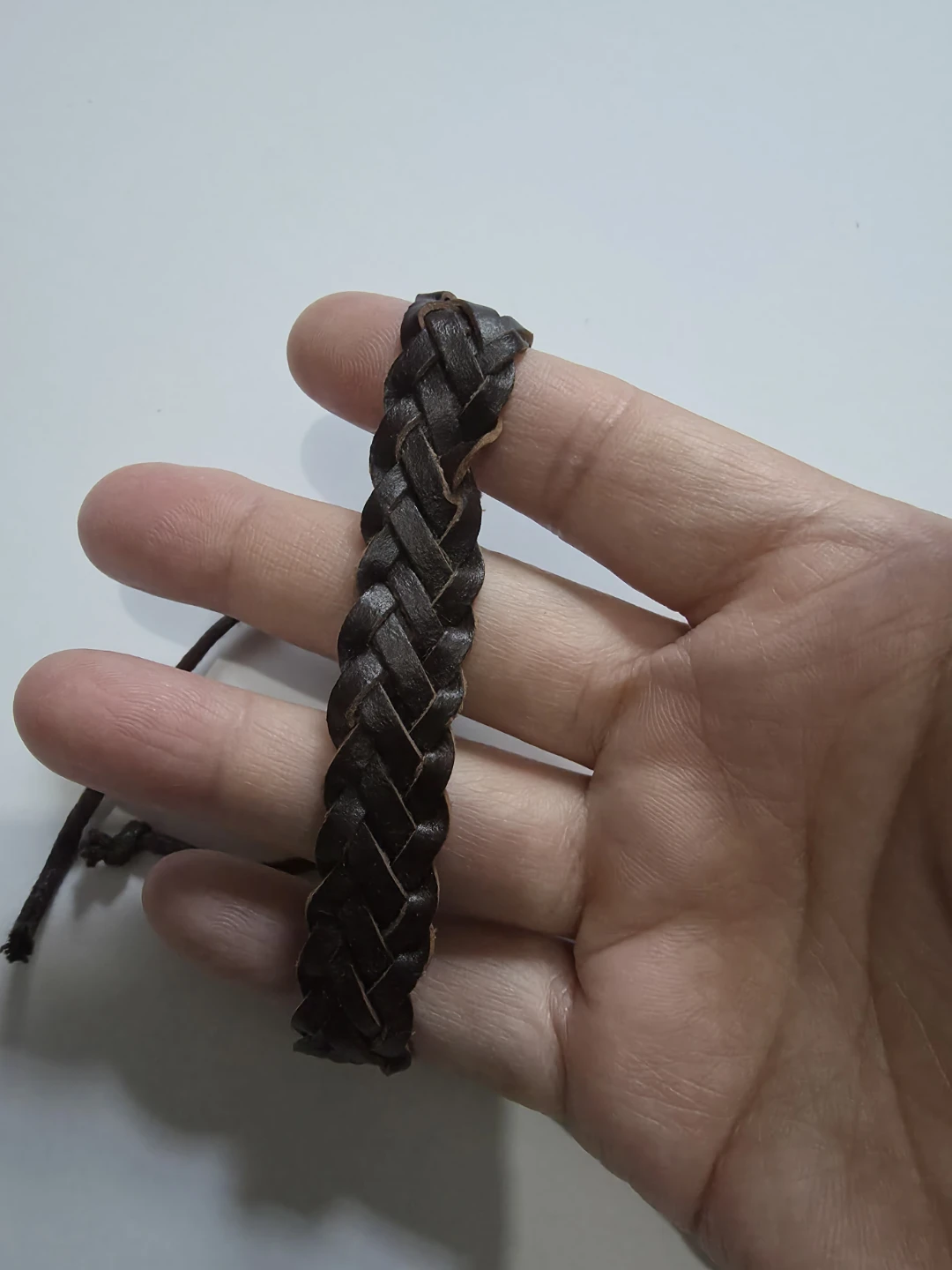 Brown Braided Leather Bracelet ⚽️
