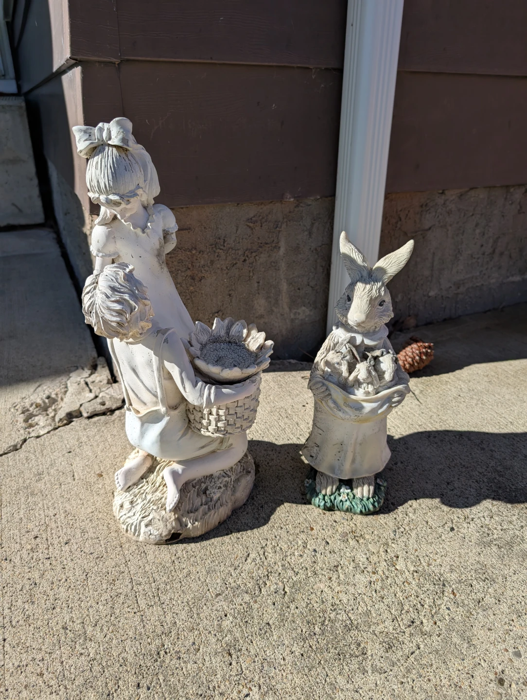 Free Girl and Boy with Basket and Bunny - photo 2