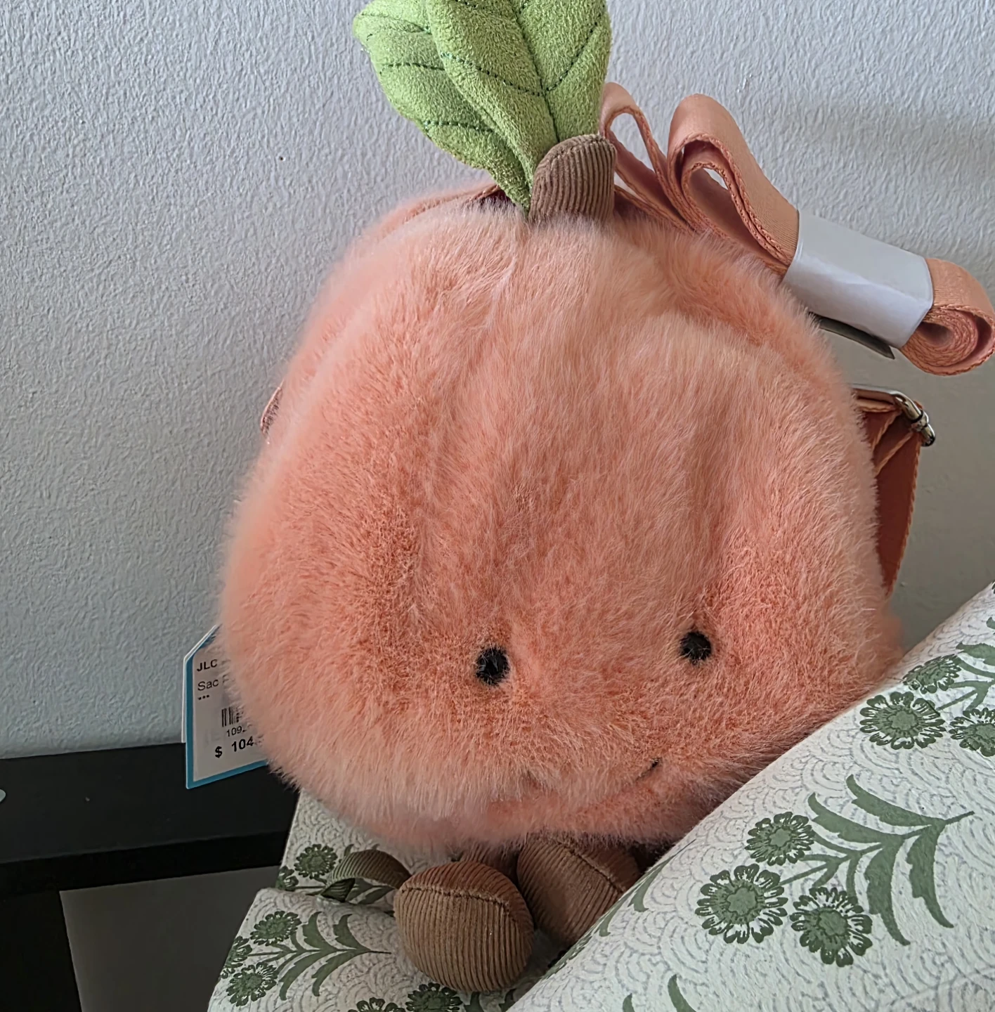 Jellycat Peach Bag