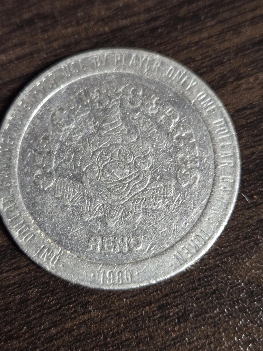 1980 Circus Circus Token