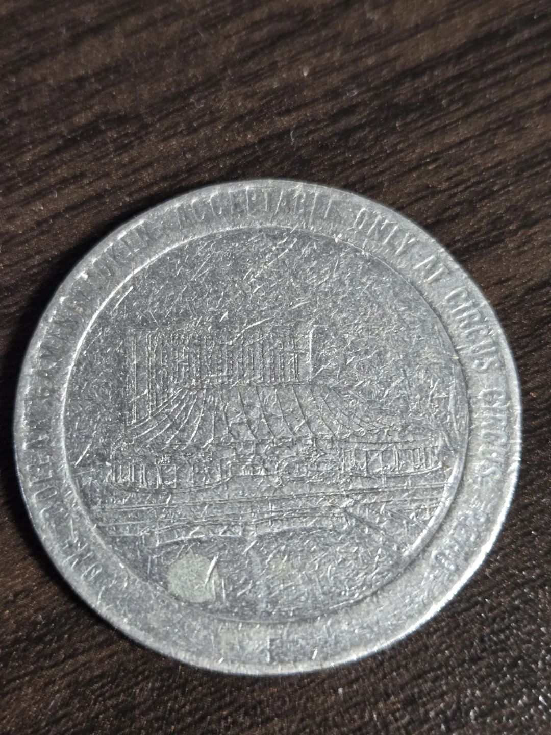 1980 Circus Circus Token - photo 2