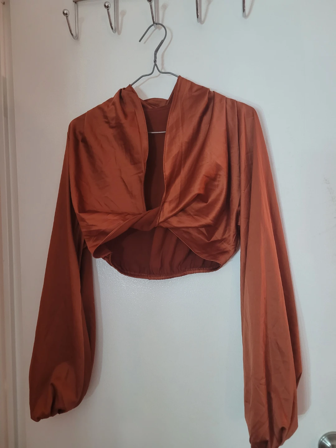 Stylish Satin crop top and Skirt mix $25