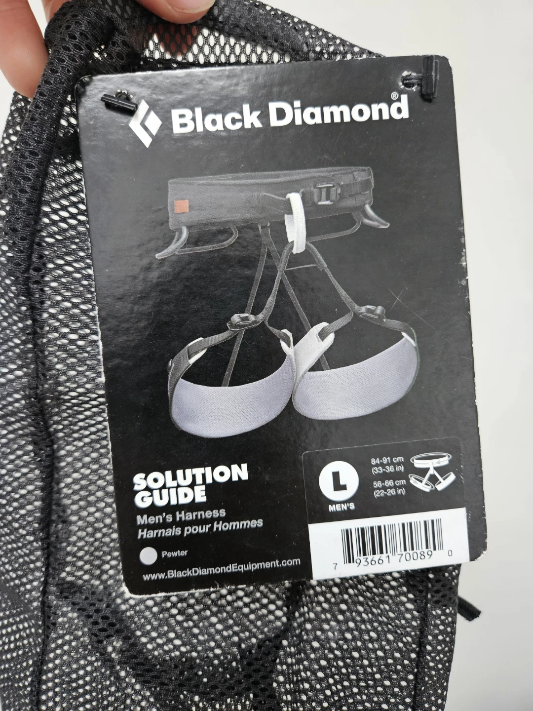 LIKE NEW Black Diamond Solution guide harness