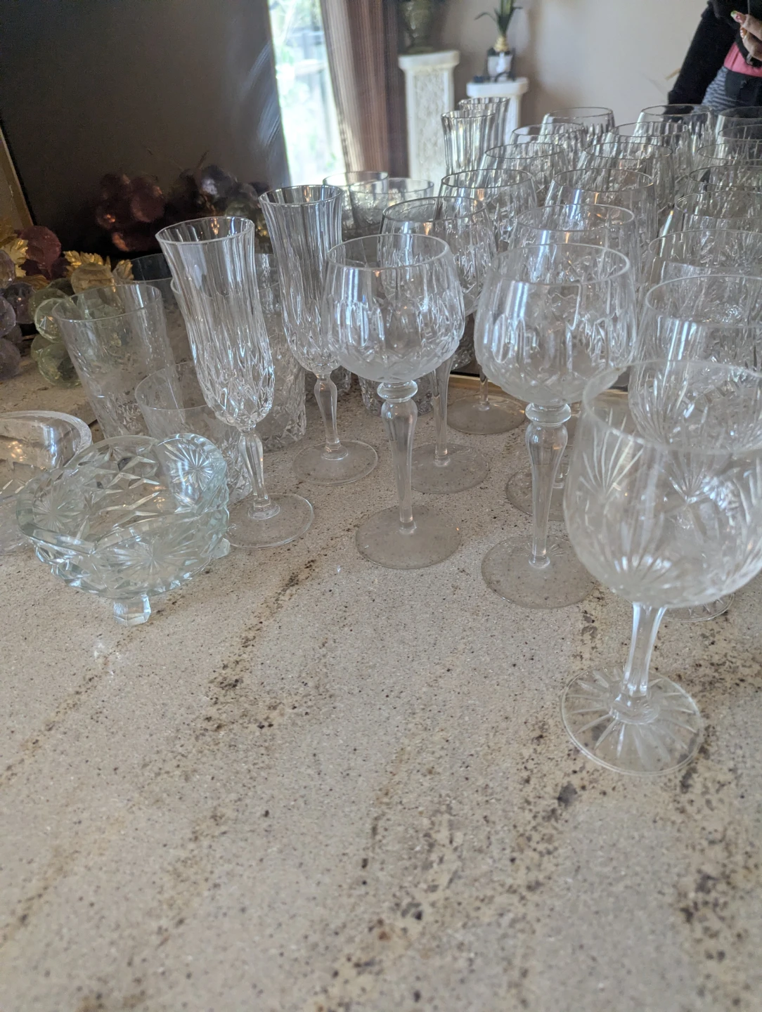 Crystal Cut Glassware Set - photo 4
