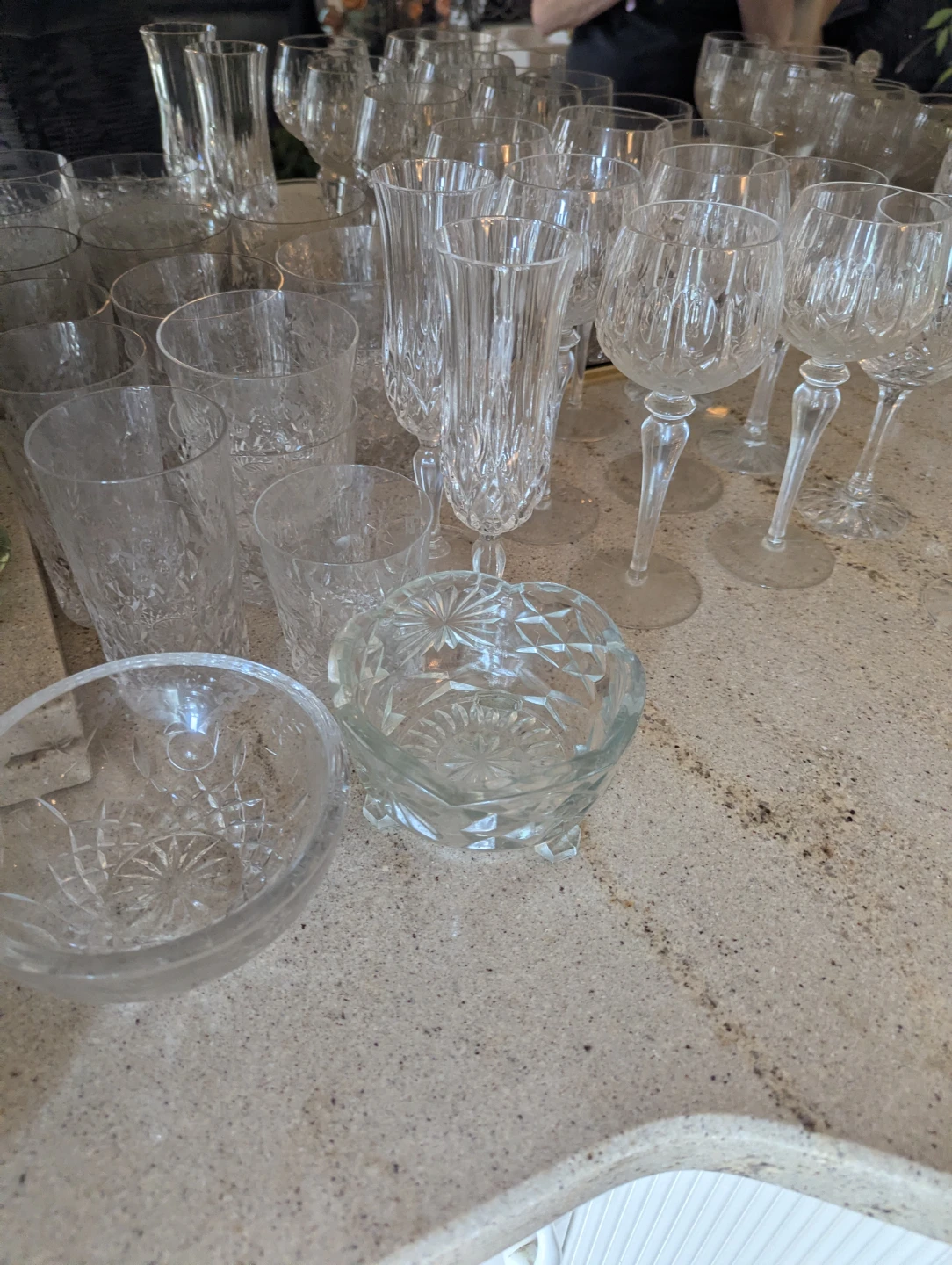 Crystal Cut Glassware Set - photo 5