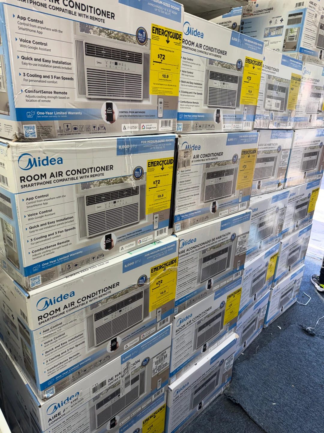 Midea 8k btu window Air conditioner Smart