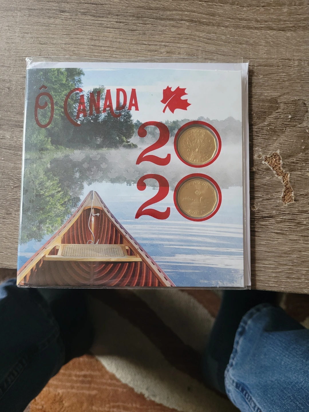 2020 Canada "Ô Canada" Collection Card with Coins