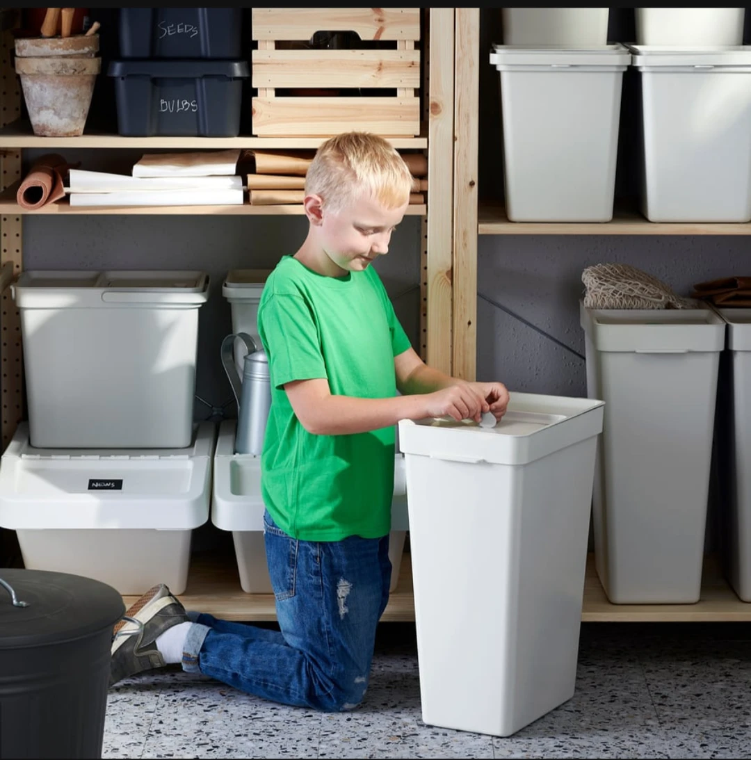 IKEA recycling Bin with Lid - photo 2