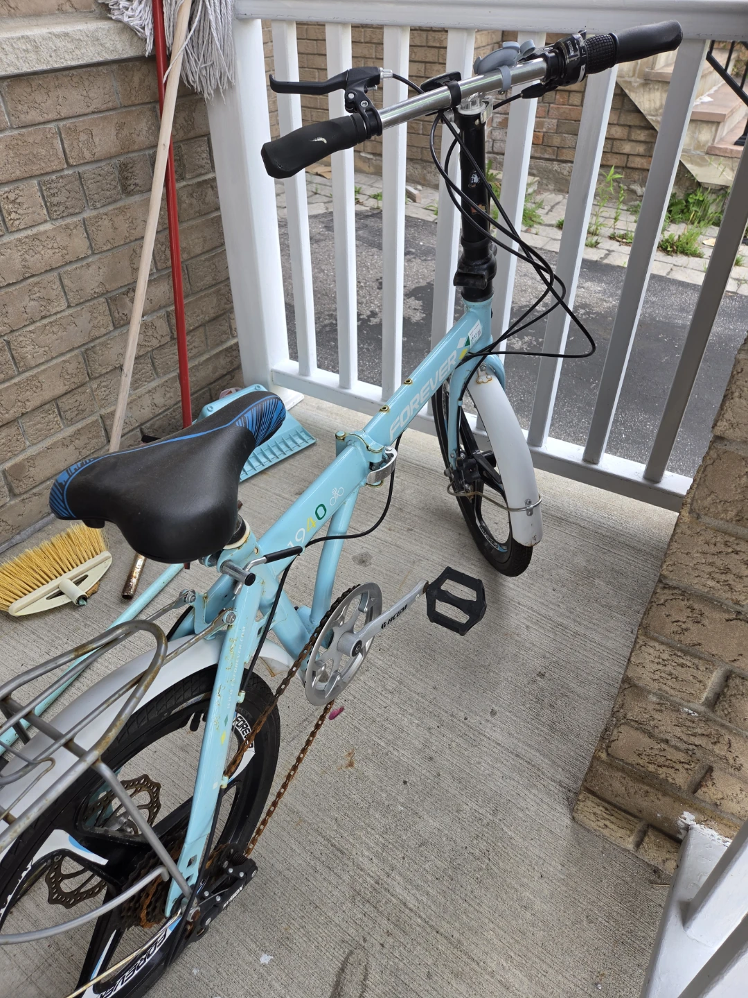 Light Blue Folding Bike - photo 3