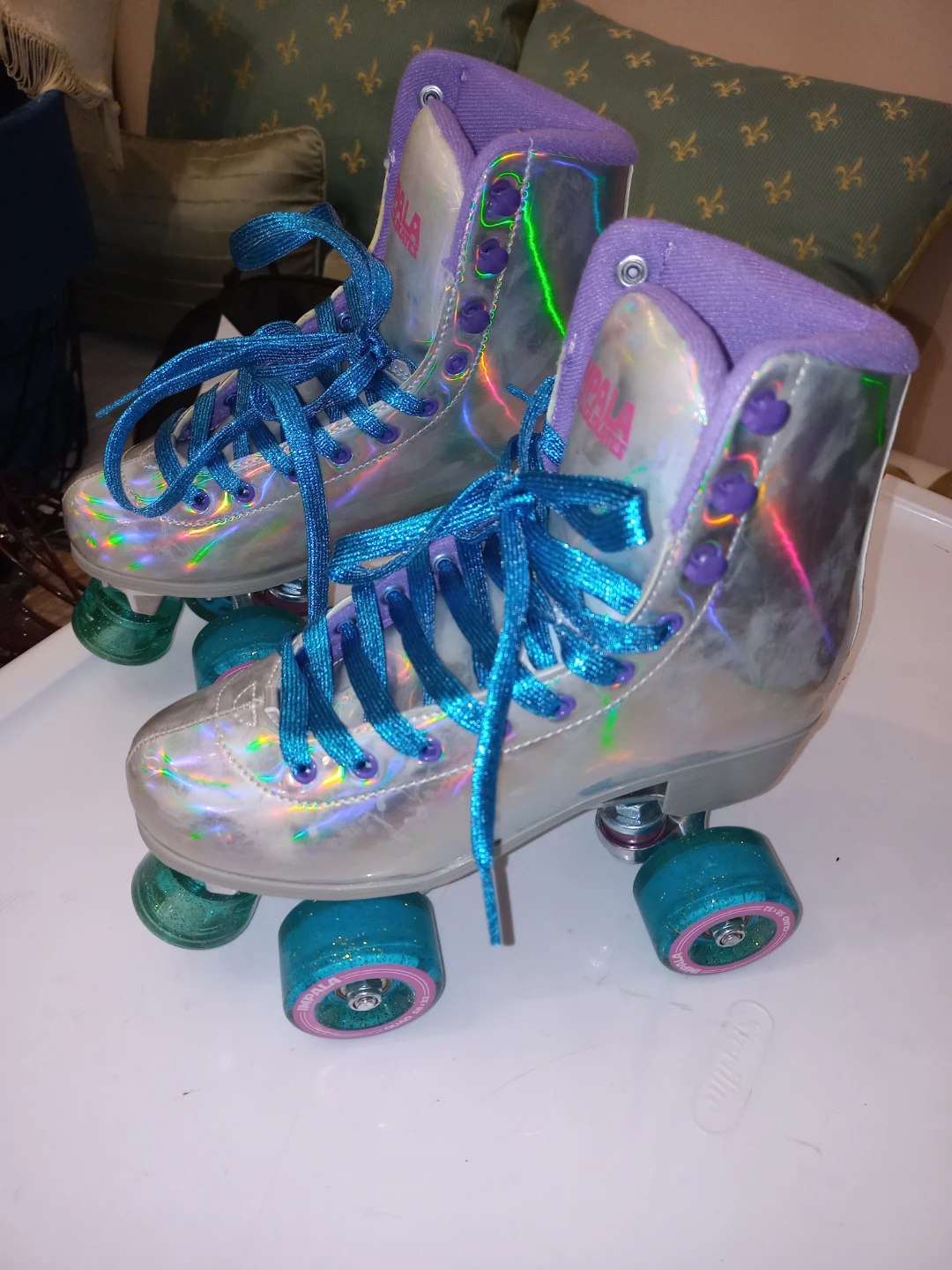 IMPALA Holographic Roller Skates - Size 6 - New!