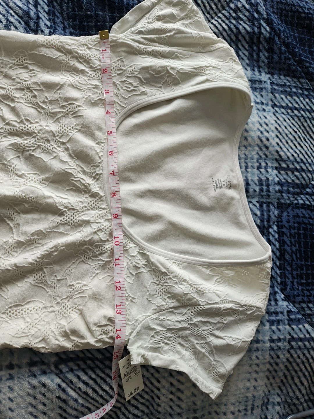 Aerie White Lace Crop Top - photo 4