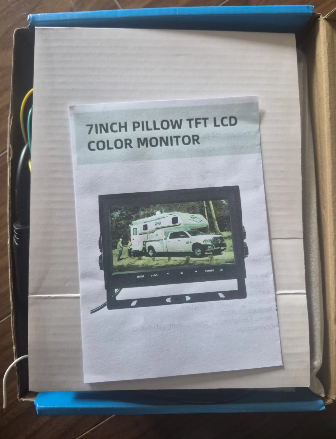 7 Inch LCD Display Monitor with Cables - photo 2