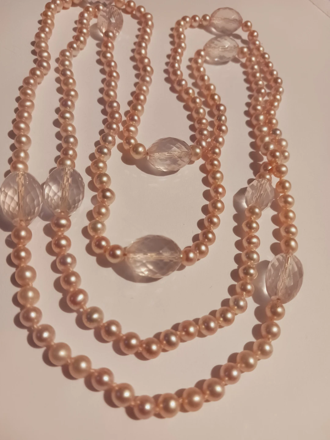 Genuine Freshwater Pearl with Crystal Accents Necklace - photo 3