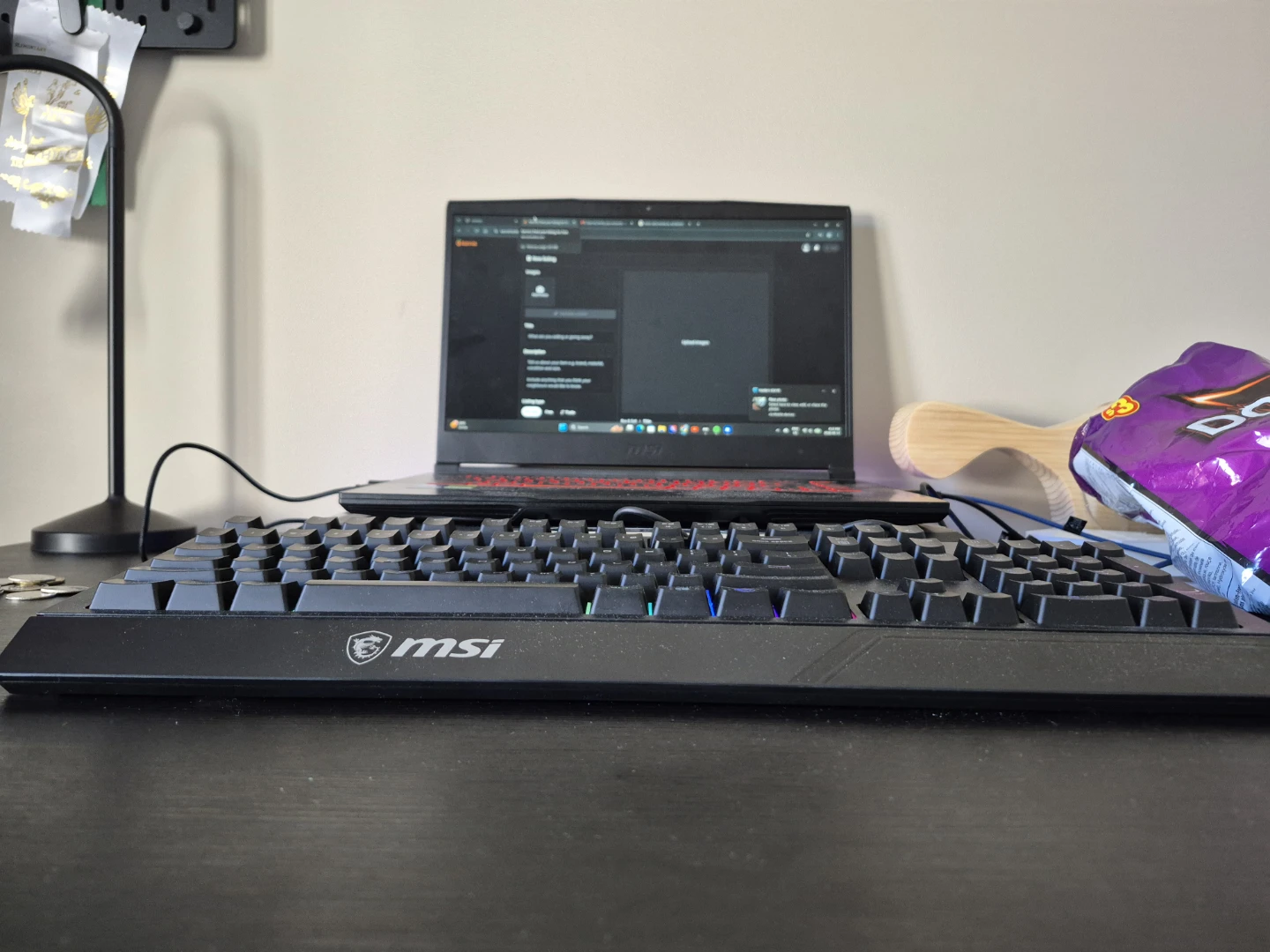 ⚽TRADING:MSI Gaming Keyboard Vigor gk 20 for Cherry MX - photo 2