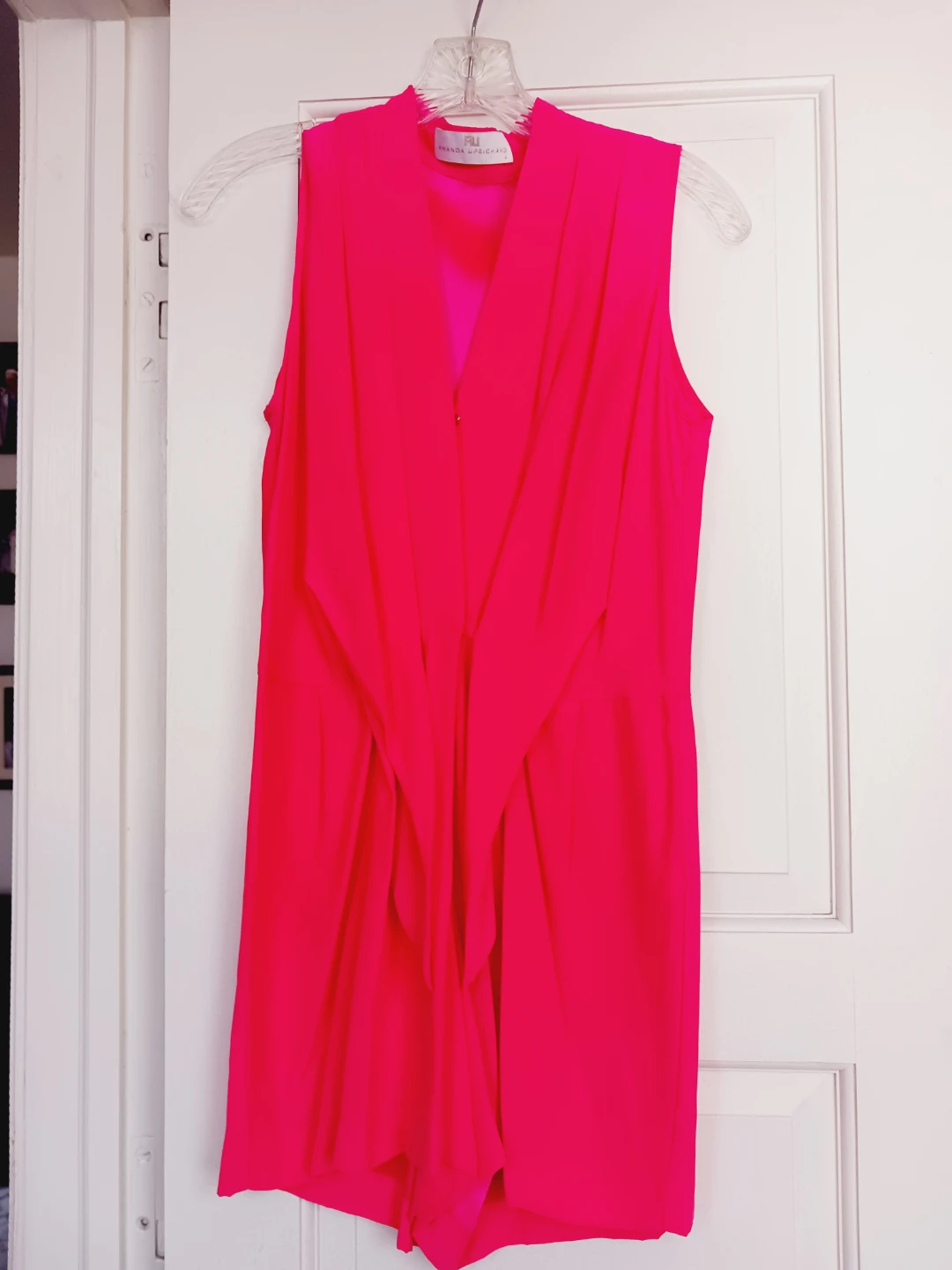 AMANDA UPRICHARD HOT PINK ROMPER/ JUMPSUIT.size 0 - photo 3