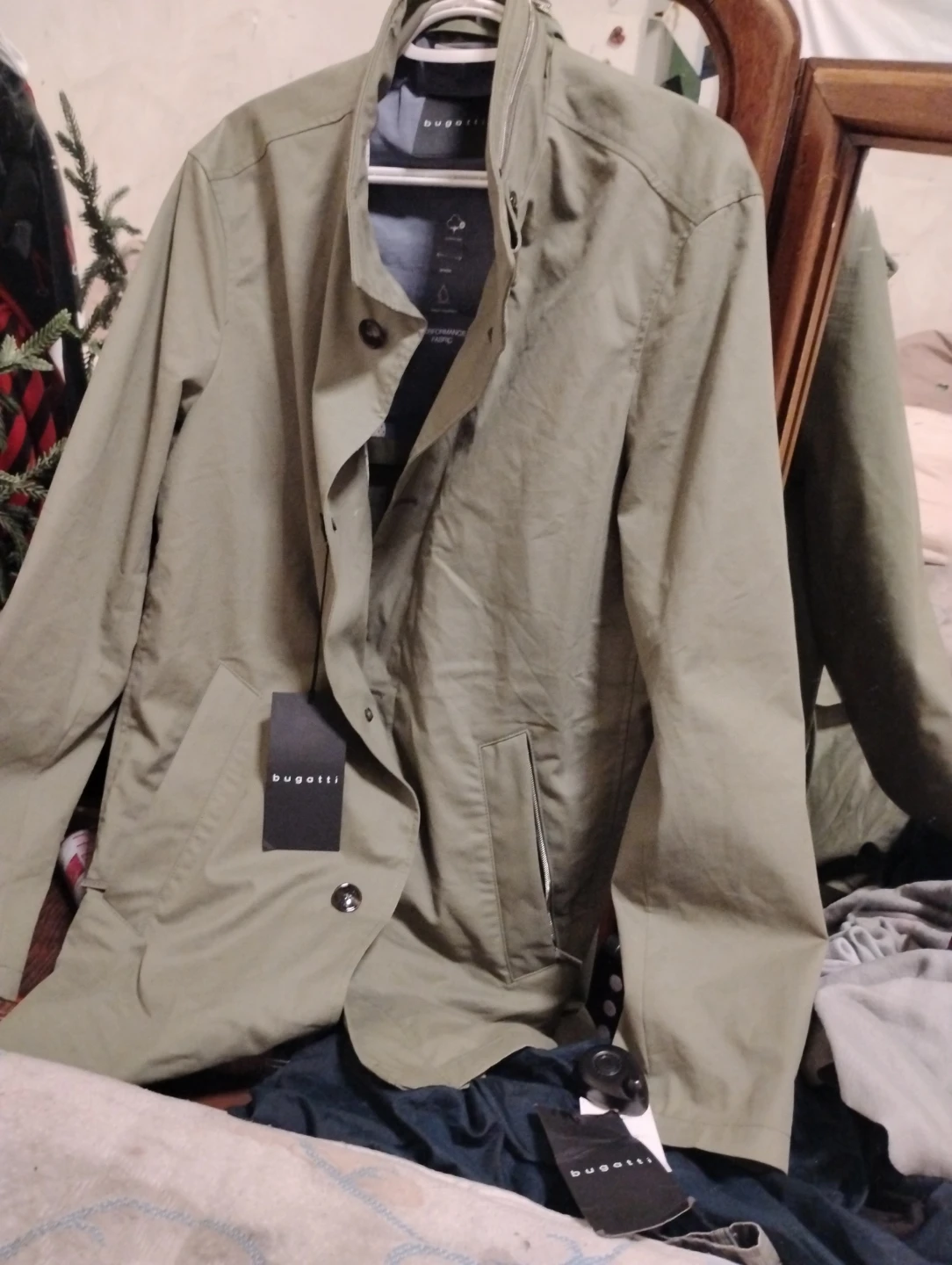 Bugatti Olive Green Lightweight Jacket