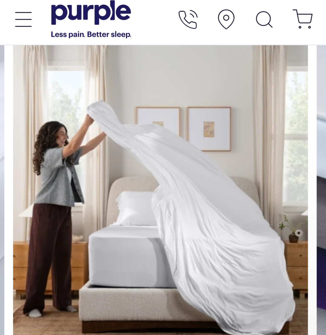 White Sheet Set Brand new in box - photo 2