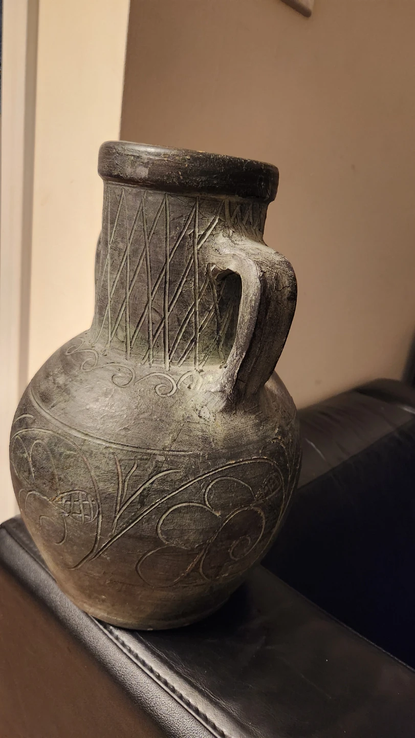 Decorative Two-Handled Amphora Vase - photo 5