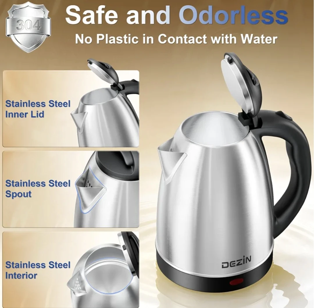 Dezin Stainless Steel Electric Kettle - photo 2