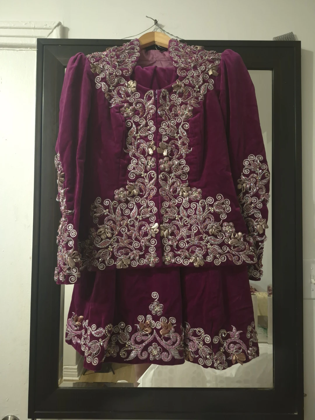 Ensemble traditionnel algérien (Karakou) Velours *