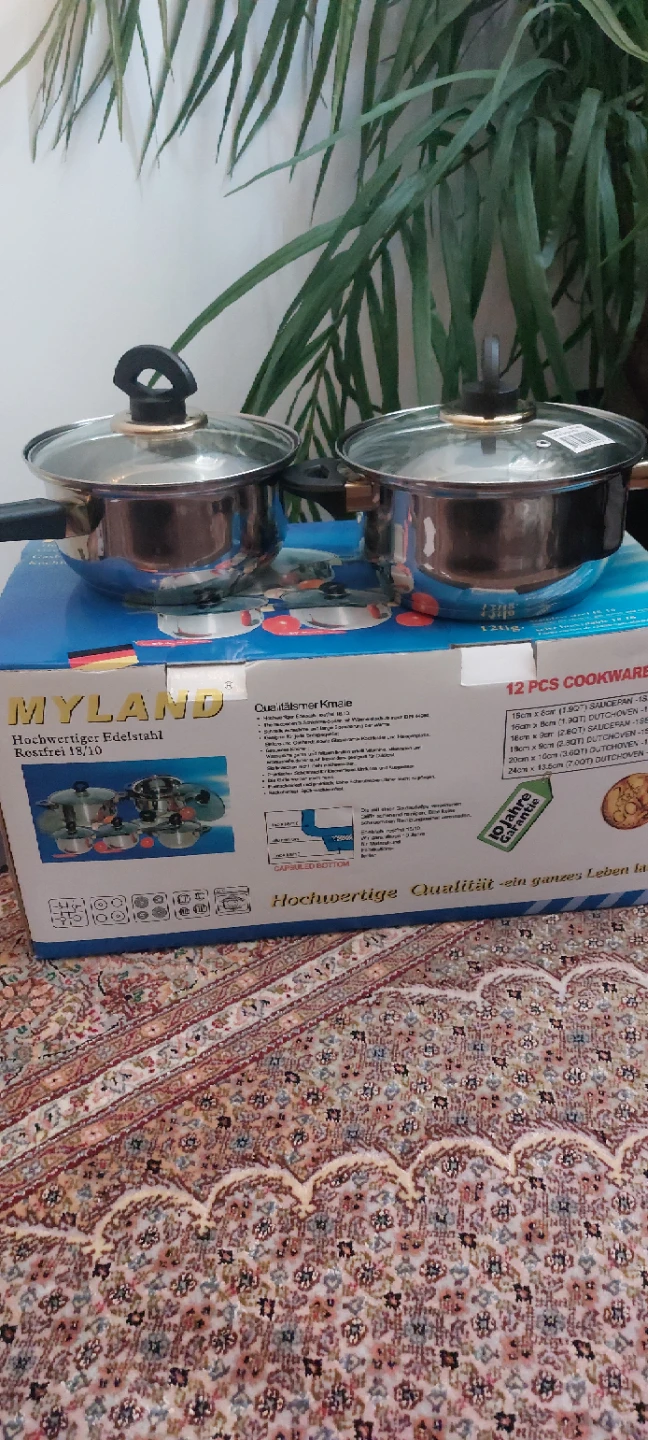 Myland 12 Pcs Cookware Set