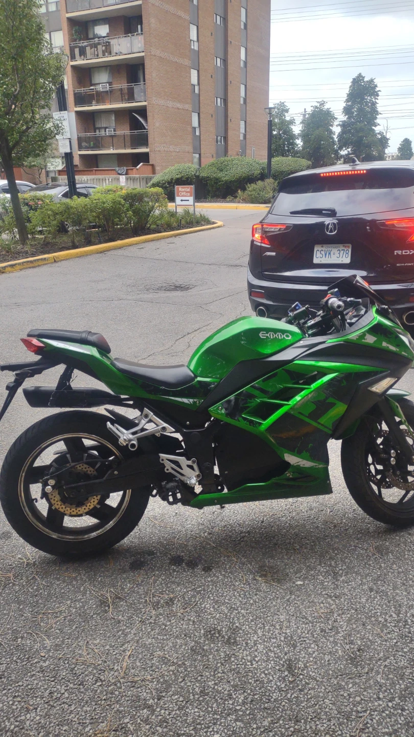 Green E-MOTO Sport Motorcycle Emmo zone max - photo 2