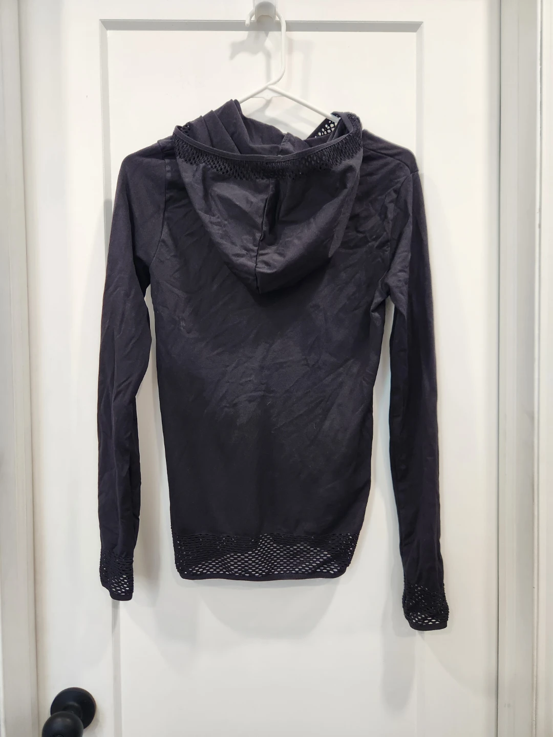 Fabletics Black Mesh Hoodie ⚽ - photo 2