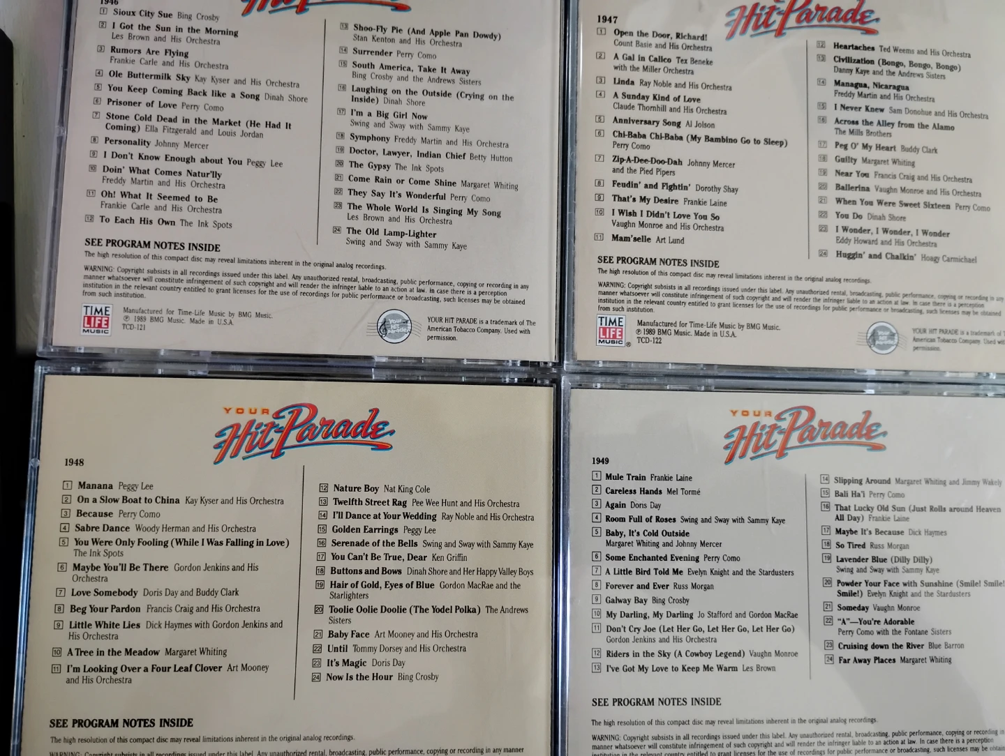 Your Hit Parade Music CDs - 1946-1958 Collection - photo 3