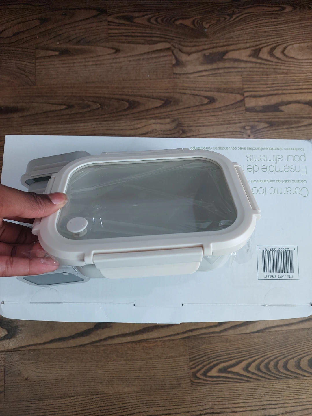 Safdie & Co. Ceramic Food Storage Set (Cream)