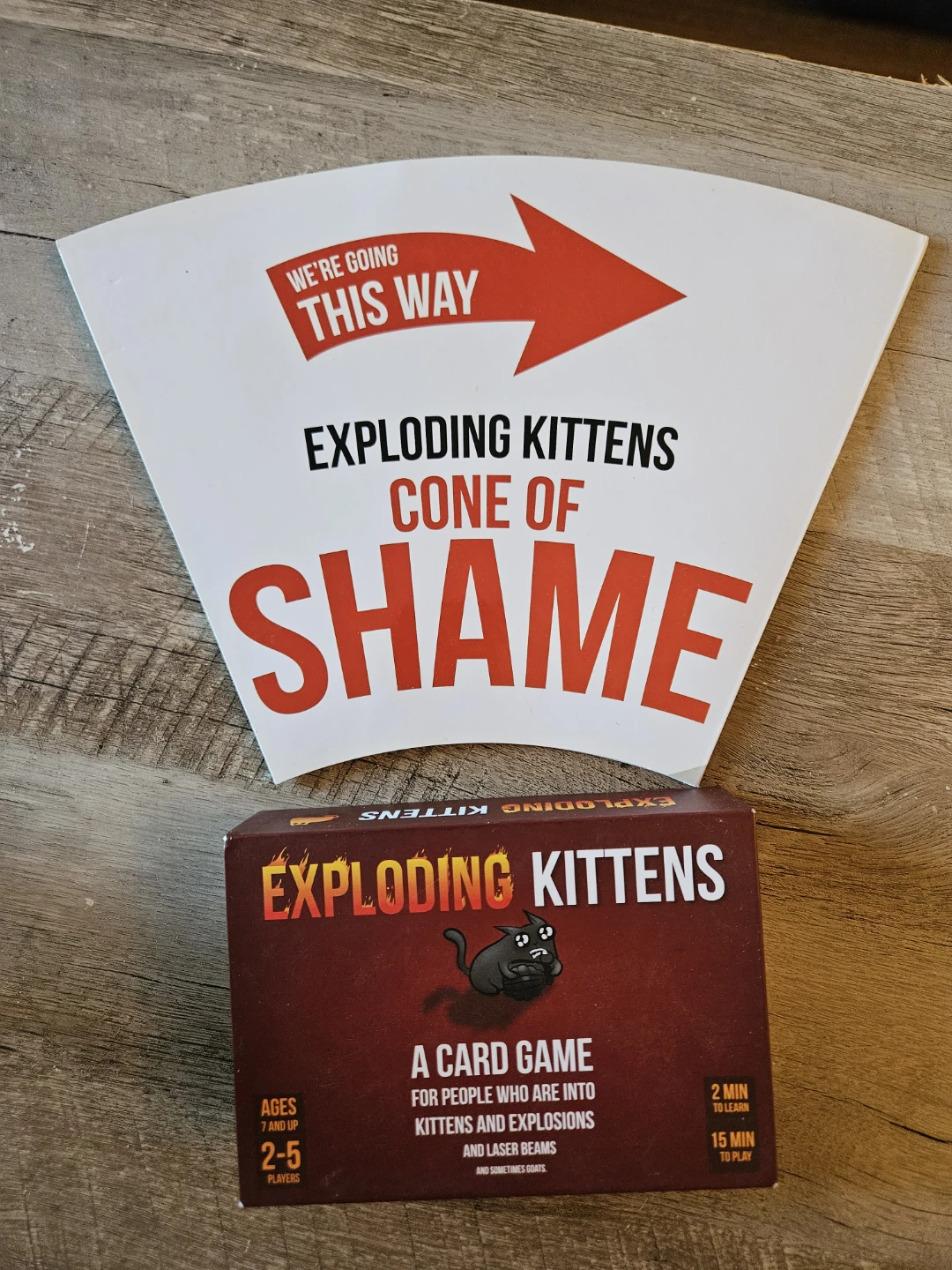 Exploding Kittens with Cone Expansion
